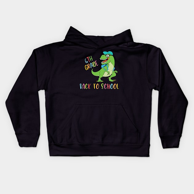 6th grade Back to school Kids Hoodie by sevalyilmazardal